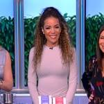 Sunny’s gray ruched dress on The View