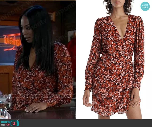 WornOnTV: Jordan’s red printed dress on General Hospital | Tanisha ...