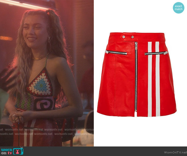 The Mighty Company Mini Skirt worn by Lauryn (Amelie Zilber) on Grown-ish