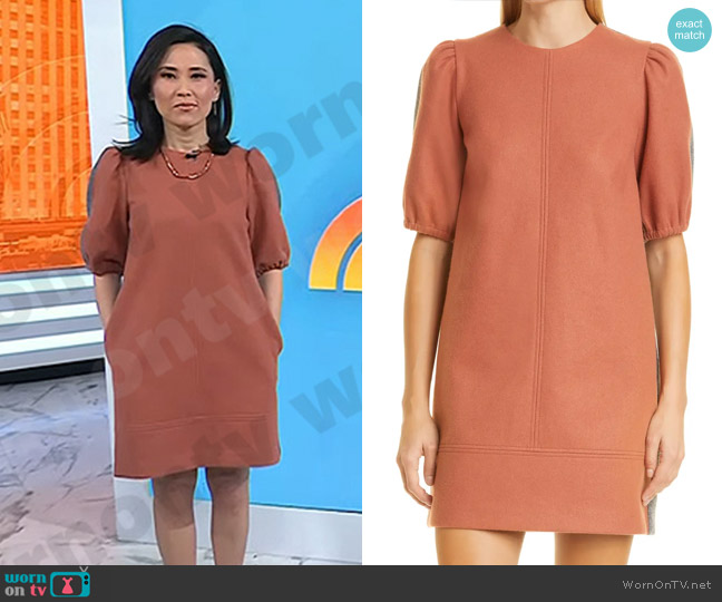 Toccin Colorblocked Mini Dress worn by Vicky Nguyen on Today