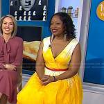 Tracy Reese’s yellow dress on Today