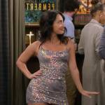 Valentina’s sequin mini dress on How I Met Your Father