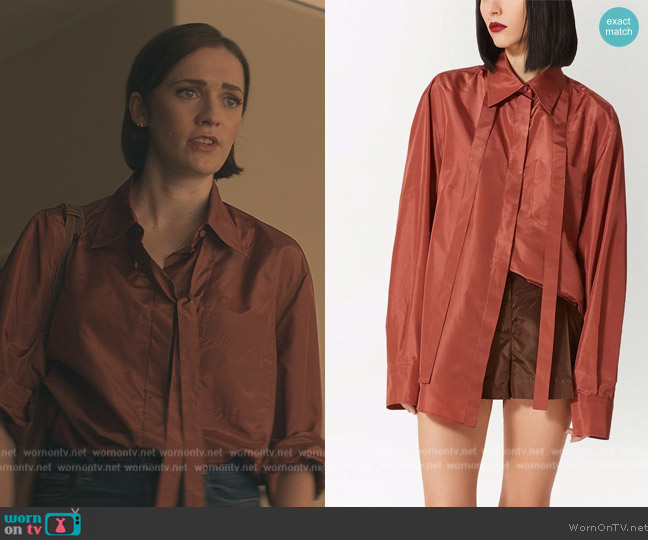 Valentino Long-sleeve button-fastening shirt worn by Kate (Charlotte Ritchie) on You
