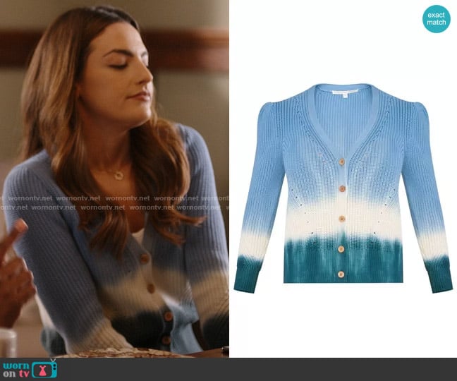 Veronica Beard Parula Cardigan worn by Allegra Garcia (Kayla Compton) on The Flash