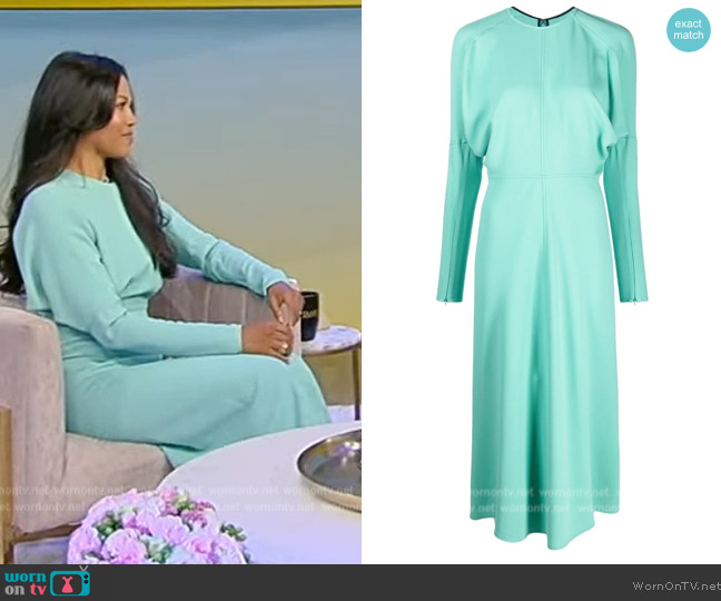 Victoria Beckham Dolman-Sleeve Midi Dress worn by Amerie Nicholson on Tamron Hall Show