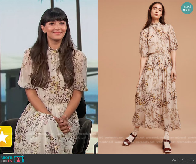 Wilfred Replique Dress worn by Hannah Simone on Access Hollywood
