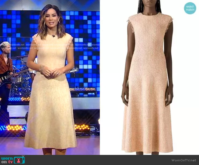 Michael Kors Knee-length Dresses worn by Rebecca Jarvis as seen in Good  Morning America on June 27, 2023