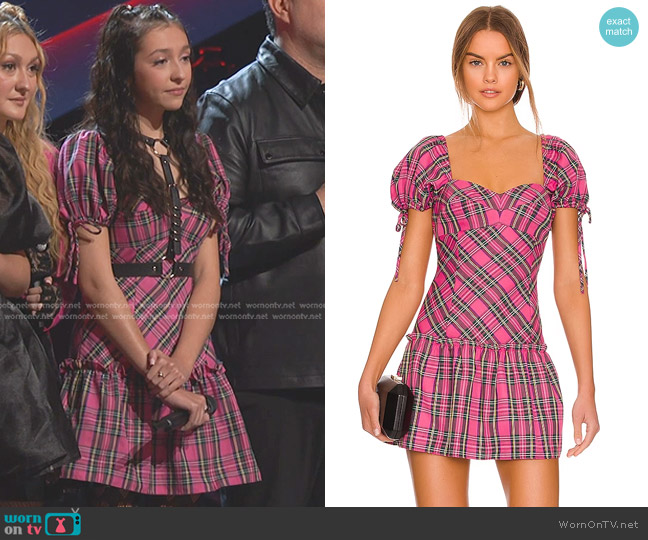 Amanda Uprichard Bryla Dress worn by Bella Heichel on The Voice