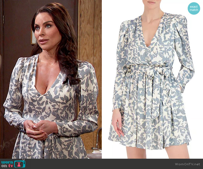 WornOnTV Chloe s white floral v neck dress on Days of our Lives