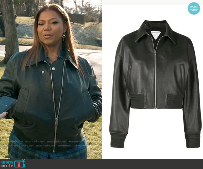 Bottega Veneta Leather Jacket worn by Robyn McCall (Queen Latifah) on The Equalizer