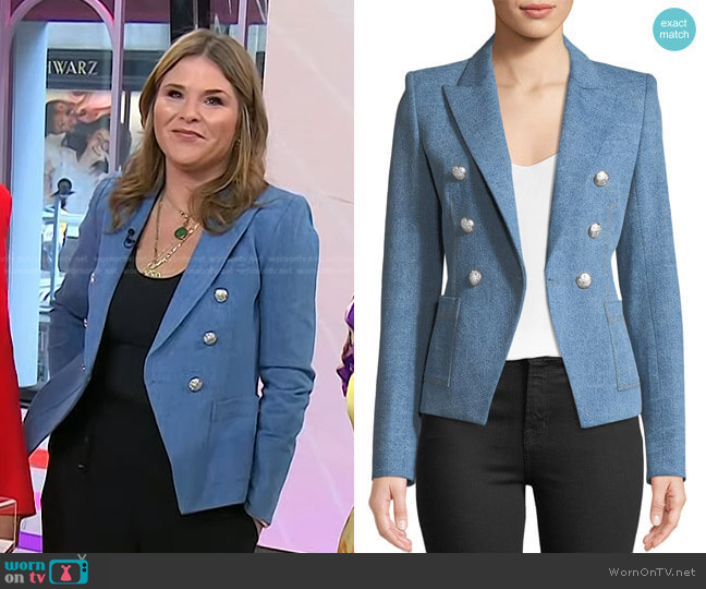 Veronica Beard Caden Blazer worn by Jenna Bush Hager on Today