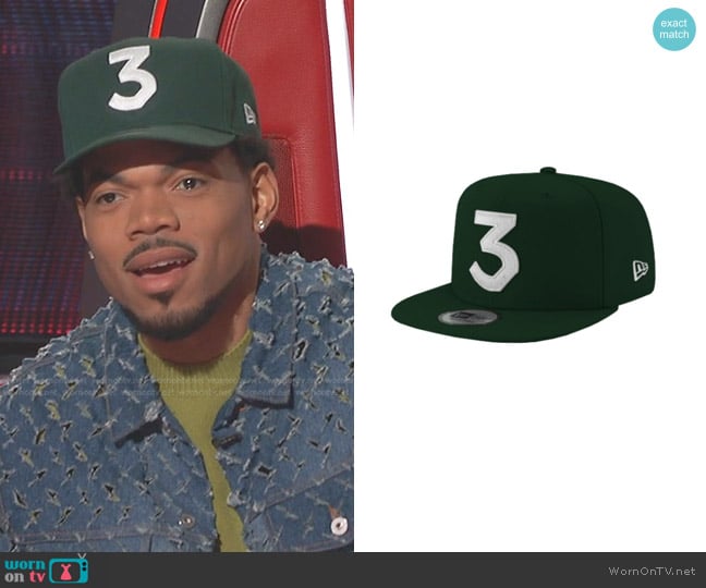 WornOnTV Chance the Rapper’s cutout detail denim jacket on The Voice