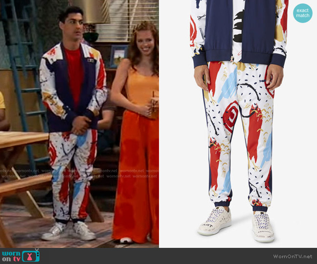 WornOnTV: Parker's printed track jacket and pants on Bunkd, Trevor  Tordjman