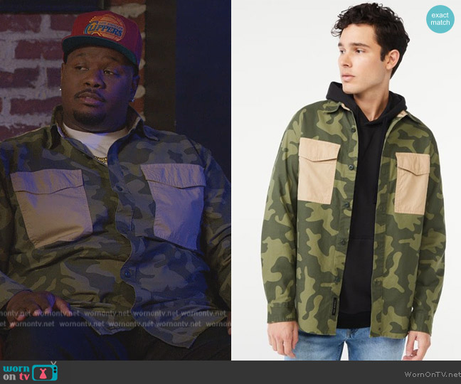 WornOnTV: Sherm’s camo print jacket on Grand Crew | Carl Tart | Clothes ...