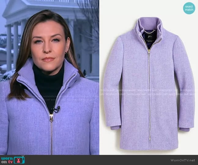  Lodge Coat by J. Crew worn by Mary Bruce on Good Morning America