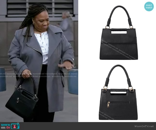 Melie Bianco Blair Crossbody Bag worn by Miranda Bailey (Chandra Wilson) on Greys Anatomy