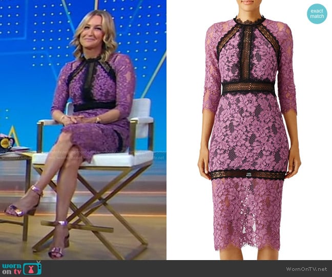 Alexis Orchid Marisa Dress worn by Lara Spencer on Good Morning America