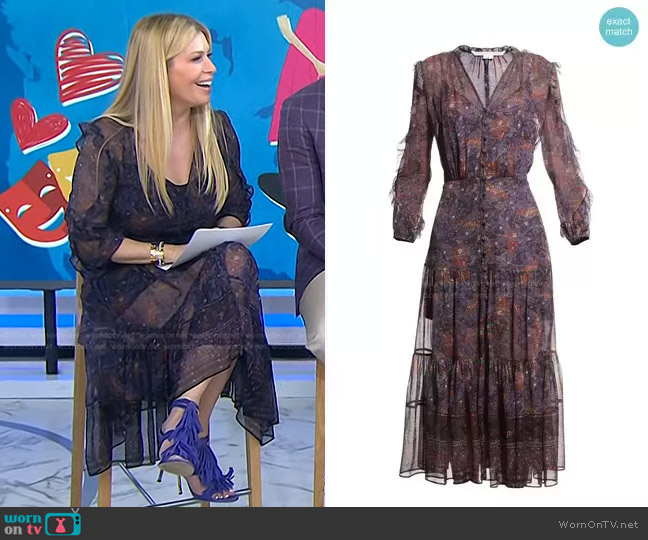 Veronica Beard Sabina Dress worn by Jill Martin on Today