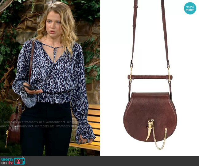 Sancia The Babylon Muse Bag worn by Summer Newman (Allison Lanier) on The Young and the Restless