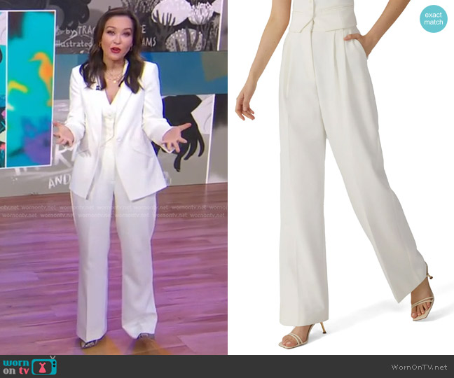 WornOnTV: Eva’s white suit on Good Morning America | Eva Pilgrim ...