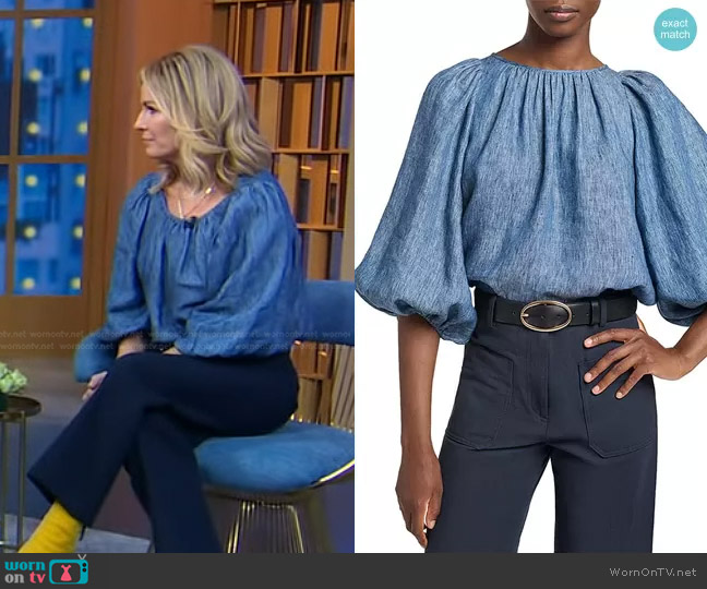 Vanessa Bruno Vanea Top worn by Dr. Jennifer Ashton on Good Morning America