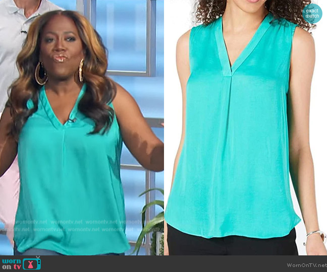 Alfani Sleeveless Top worn by Sheryl Underwood on The Talk