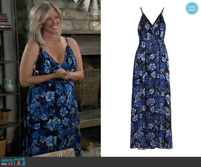 Alice + Olivia Samantha Dress worn by Carly Spencer (Laura Wright) on General Hospital