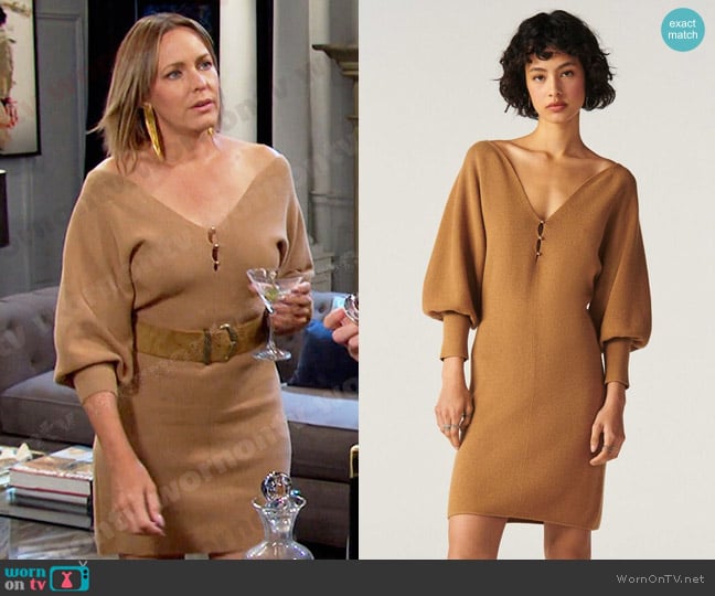 Ba&Sh Hazia Dress worn by Nicole Walker (Arianne Zucker) on Days of our Lives