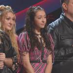 Bella Heichel’s pink plaid dress on The Voice