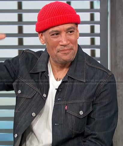 Ben Harper’s denim jacket on Access Hollywood