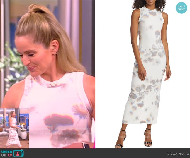 Brandon Maxwell The Carlo Tank Maxi Dress worn by Sara Haines on The View