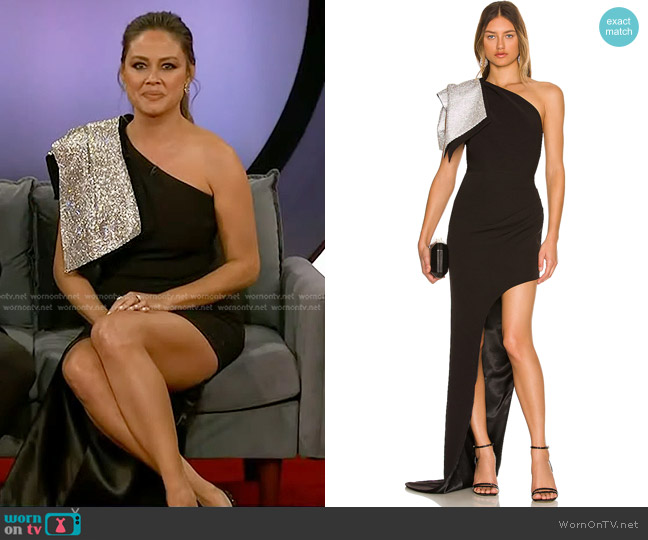 Bronx and Banco Stella Diamond Gown worn by Vanessa Lachey on Today