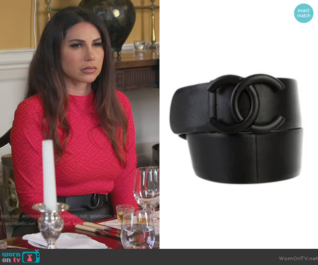 Chanel CC Belt worn by Jennifer Aydin on The Real Housewives of New Jersey