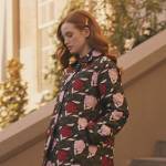 Cheryl’s floral jacquard coat on Riverdale