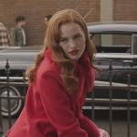 Cheryl’s red shearling trim coat on Riverdale