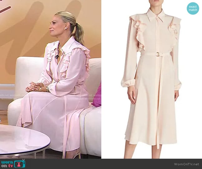 Chloe Crepe De Chine Midi-Dress worn by Molly Sims on Today