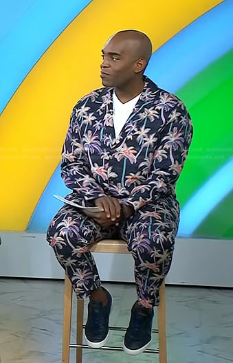 Chris Witherspoon’s palm tree print suit on Today