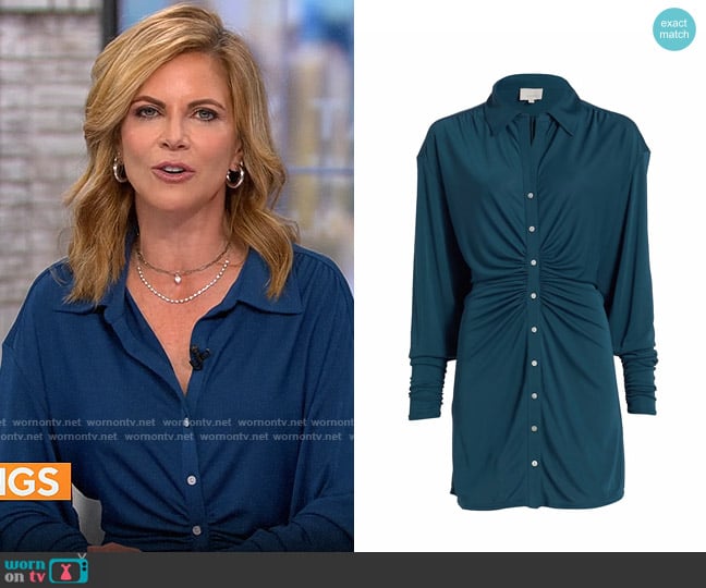 Cinq a Sept Arden Dress worn by Natalie Morales on CBS Mornings