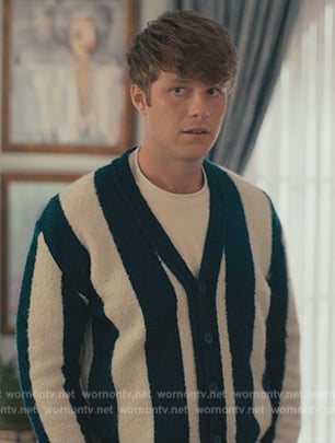 Connor’s stripe cardigan on Bel-Air