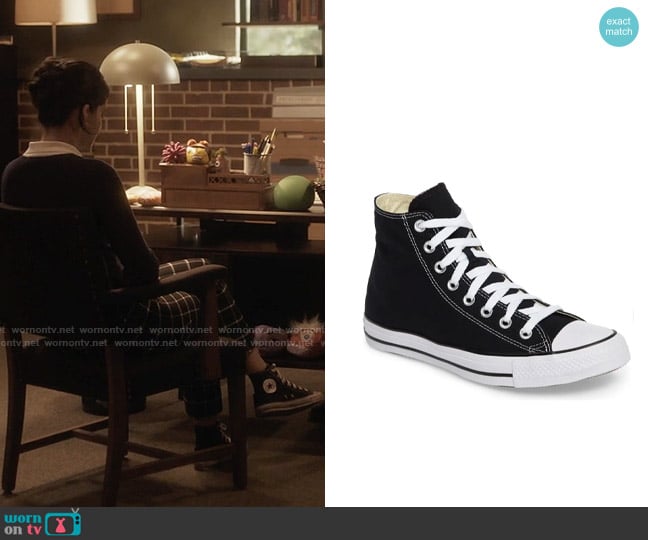 Converse Chuck Taylor® All Star® High Top Sneaker worn by Samantha Fink (Sofia Black-D'Elia) on Single Drunk Female