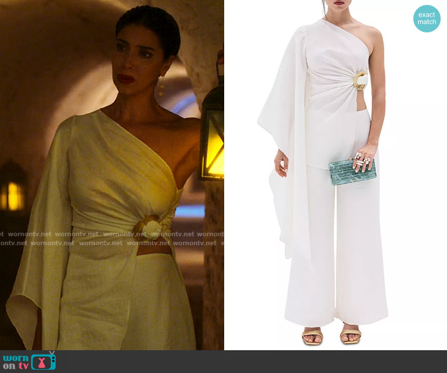 Cult Gaia Jadis Top worn by Elena Roarke (Roselyn Sanchez) on Fantasy Island