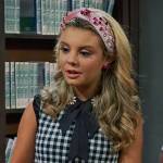 Destiny’s gingham check tank on Bunkd