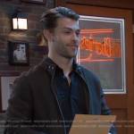 Dex’s leather jacket on General Hospital