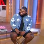 Druski’s floral denim jacket on Good Morning America