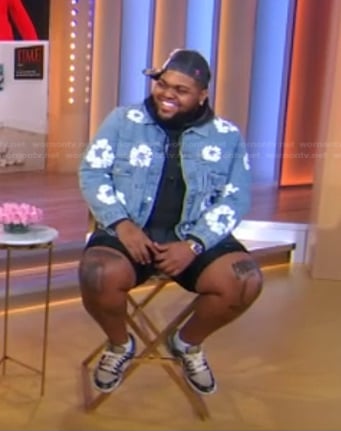 Druski’s floral denim jacket on Good Morning America