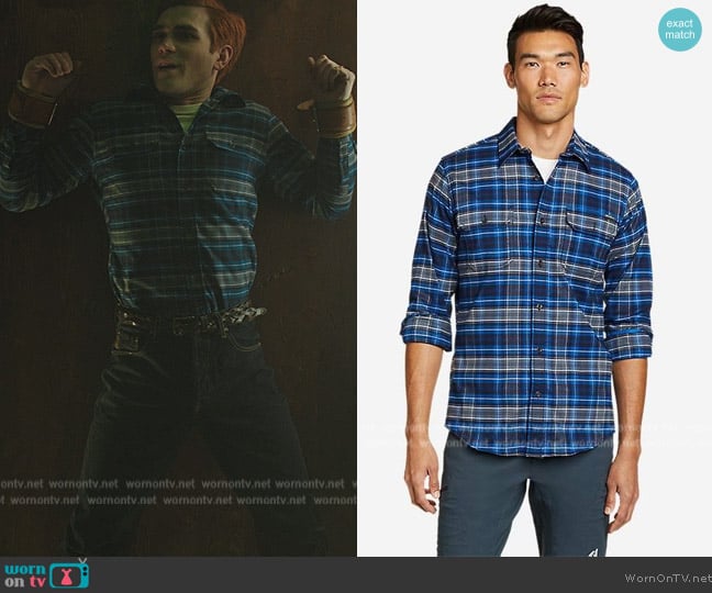 Eddie Bauer Ultimate Flex Flannel Shirt worn by Archie Andrews (K.J. Apa) on Riverdale