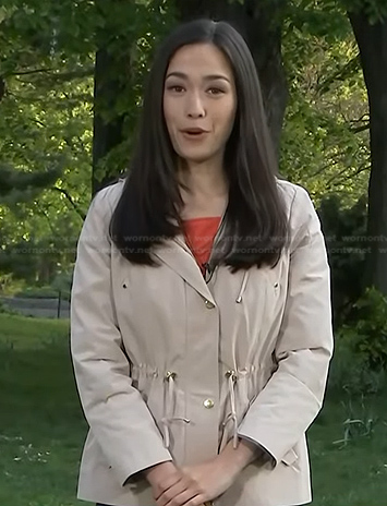 Emilie’s beige jacket on Today