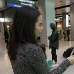 Emilie Ikeda’s grey leopard jacket on NBC News Daily