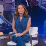 Eva’s denim vest and pants on Good Morning America