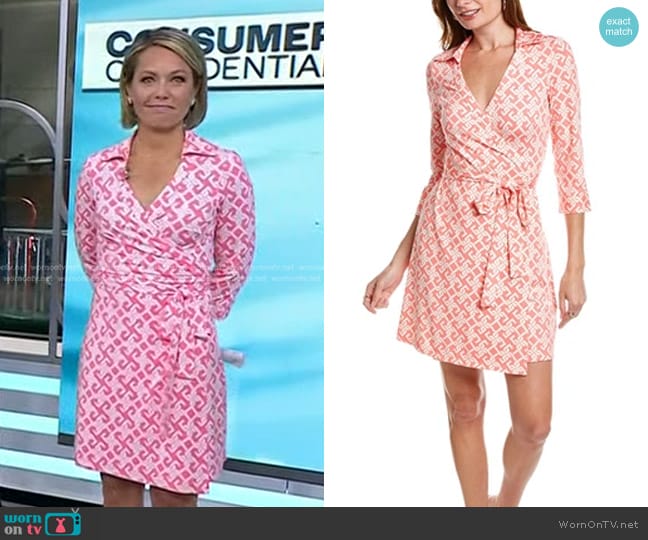 Bea NYC by Julie Brown Milo Dress Flora worn by Dylan Dreyer on Today